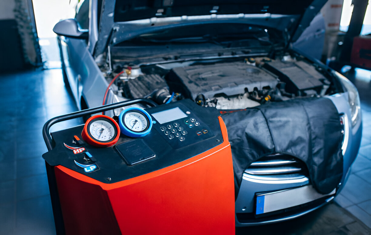Professional AC service at WheelsFort