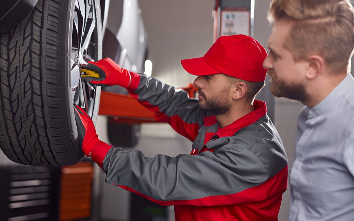 Professional tire service at WheelsFort